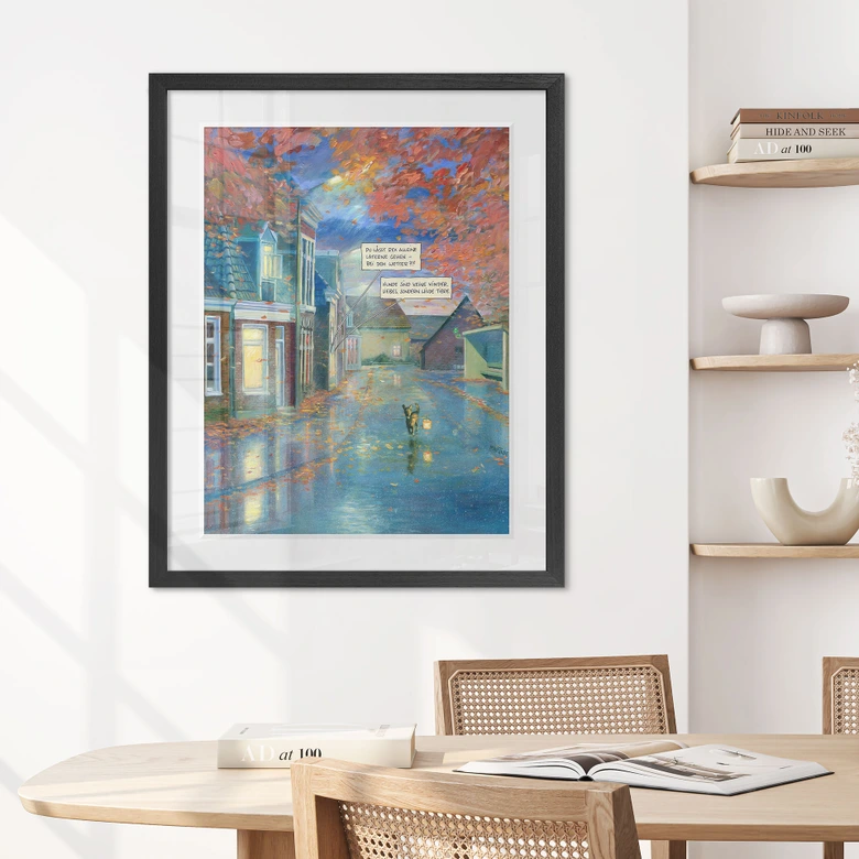 Fine Art Poster mit Passepartout - Marunde - Kleines Glück (2019) 