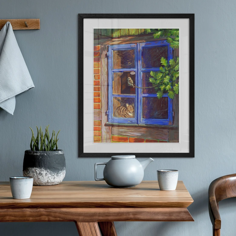 Fine Art Poster mit Passepartout - Marunde - Volk gegen Obrigkeit (2020) 