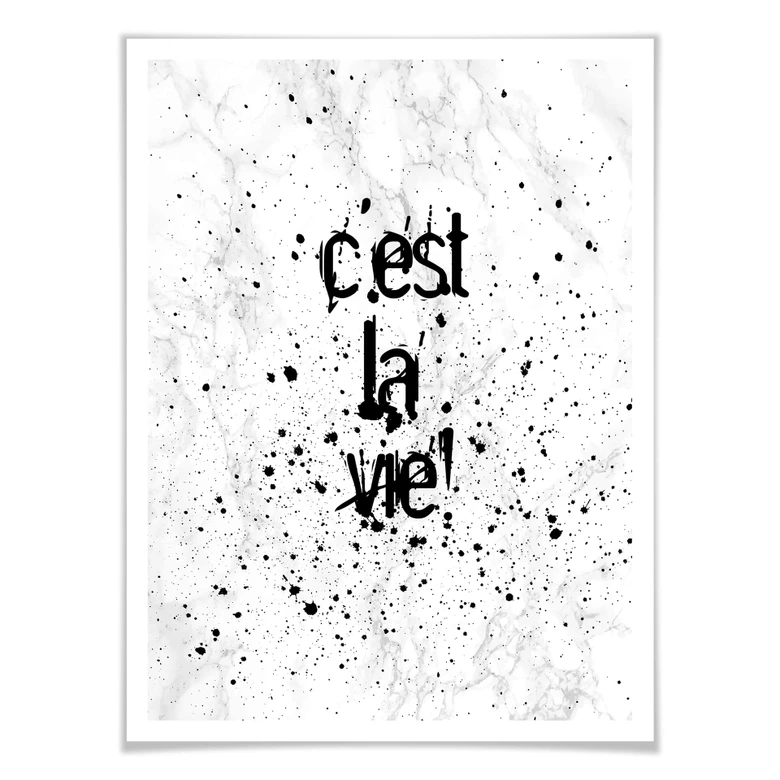 Póster C'est la vie 