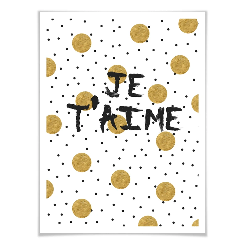 Poster Je t'aime 