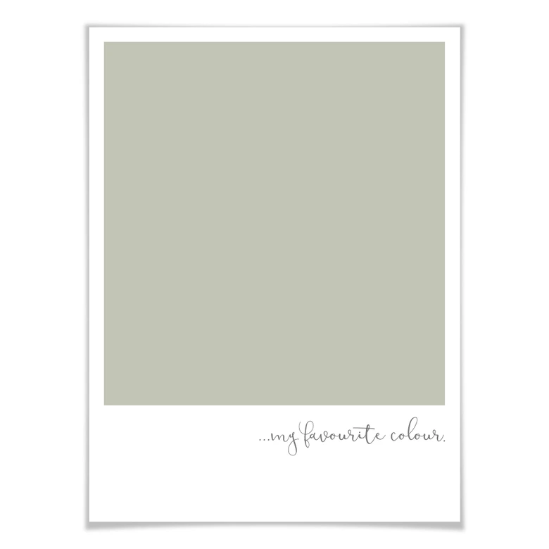 Poster My favourite colour - olive 