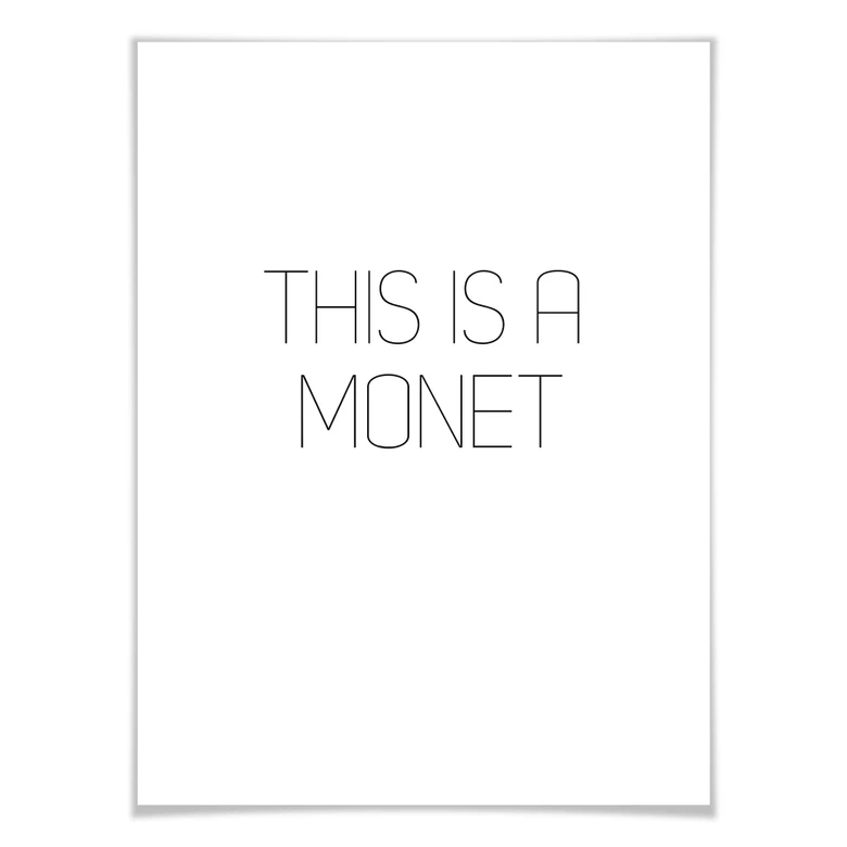 Póster premium This is a Monet 
