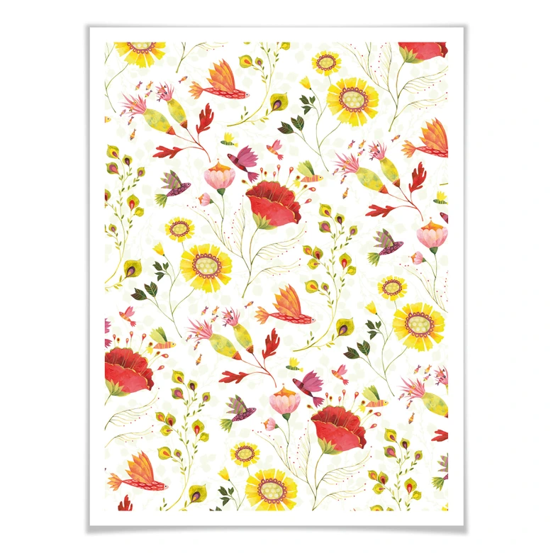 Poster Blanz - Phantastic Flowers 