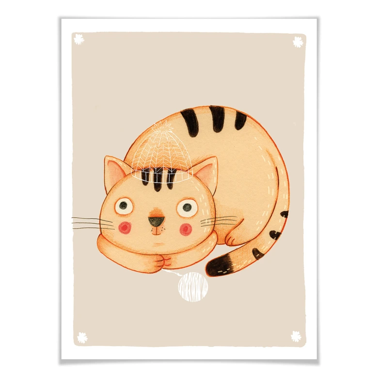 Poster Loske - Katze 