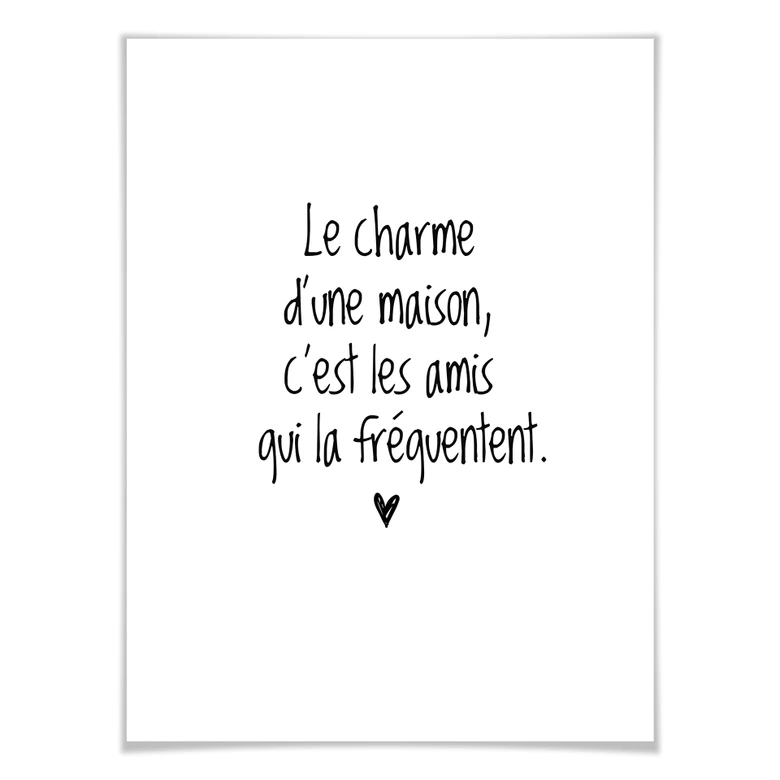 Poster - Le charme d'une maison 