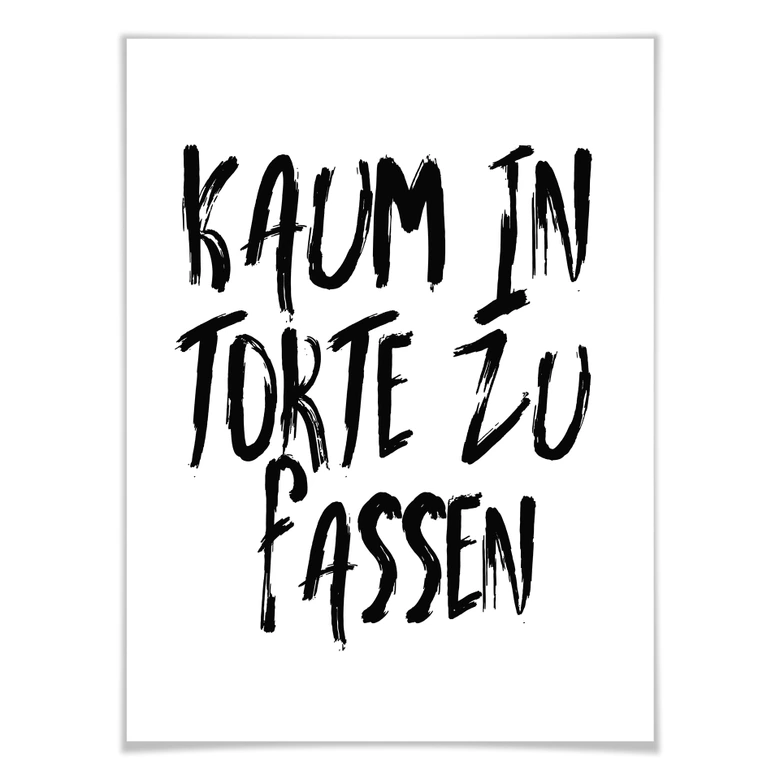Poster - Kaum in Torte zu fassen 