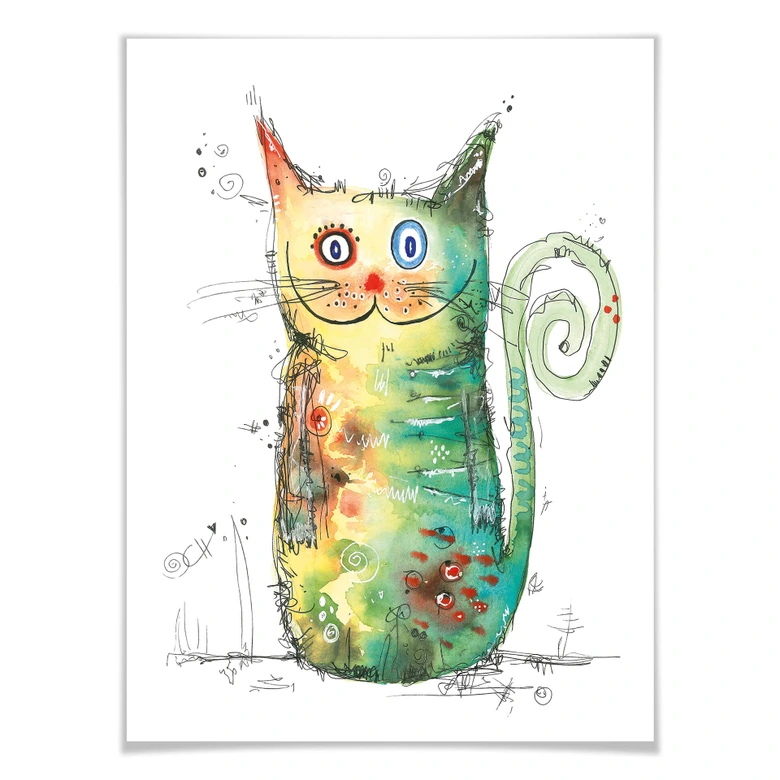 Poster Hagenmeyer – Crazy Cat 