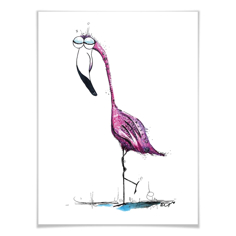 Poster Hagenmeyer – Flamingo 