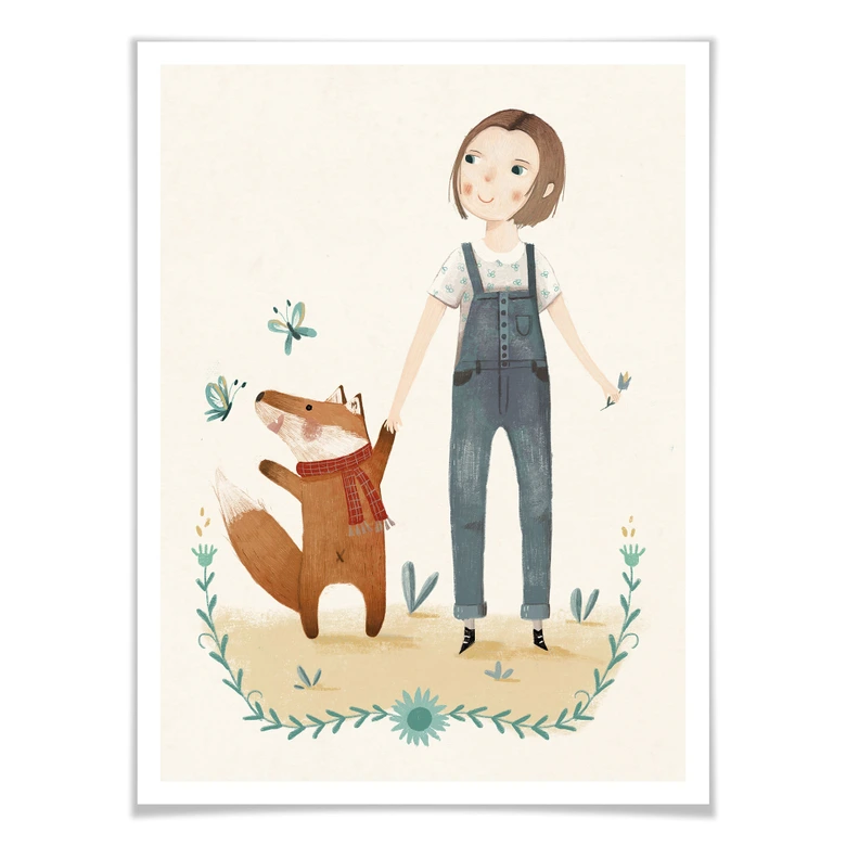 Poster Loske - Der Spaziergang 