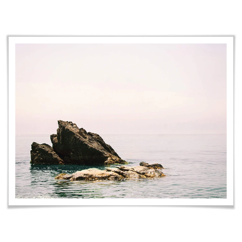 Poster Felsen im Meer 