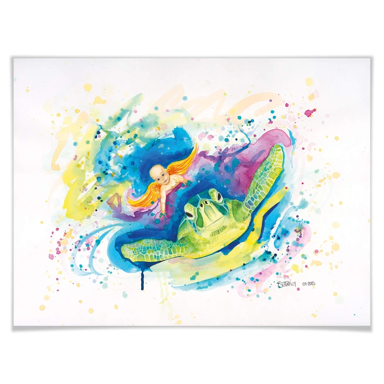 Poster Buttafly – Endangered turtle 