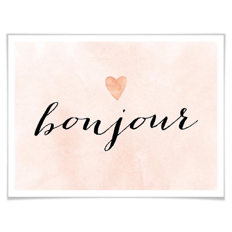 Poster Confetti & Cream - Bonjour 