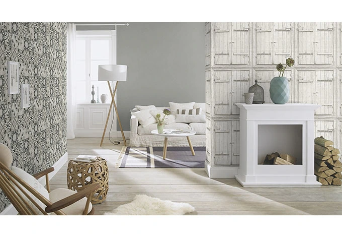 Rasch Vliestapete Crispy Paper creme, beige 