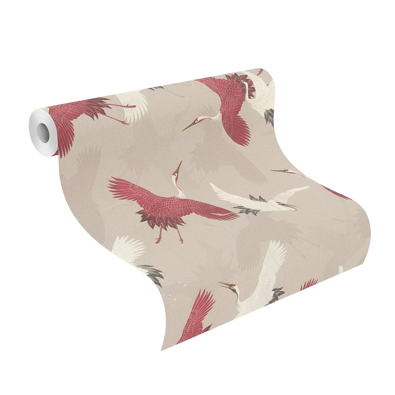 Rasch Vliestapete, Mustertapete Barbara Home Collection III warmbeige 