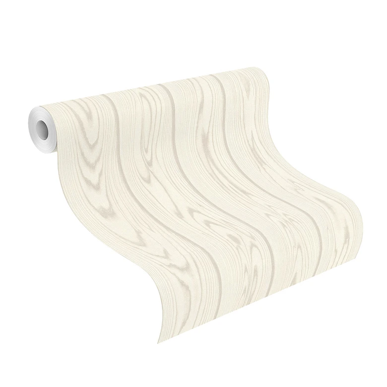 Holzoptiktapete, Vliestapete Factory V weiß 