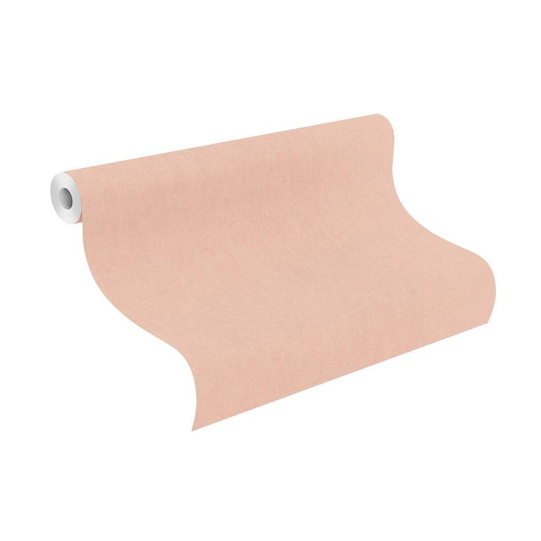 Rasch papier peint intissé, papier peint uni Sophia rose clair 