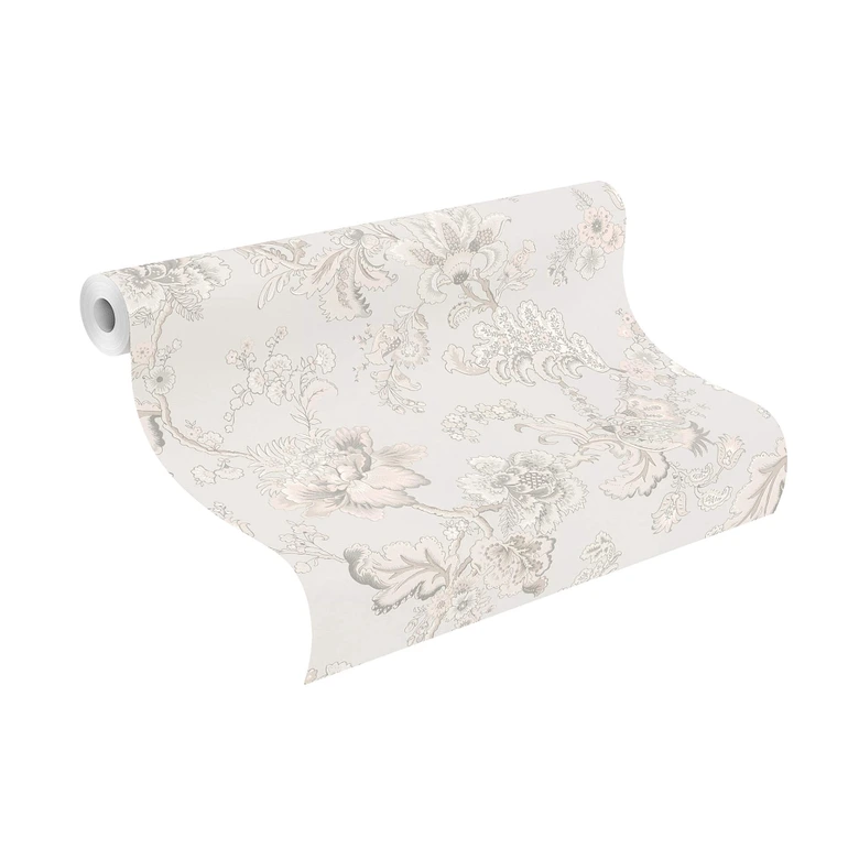 Papier peint intissé Rasch, papier peint à motifs Sophia vert menthe clair 