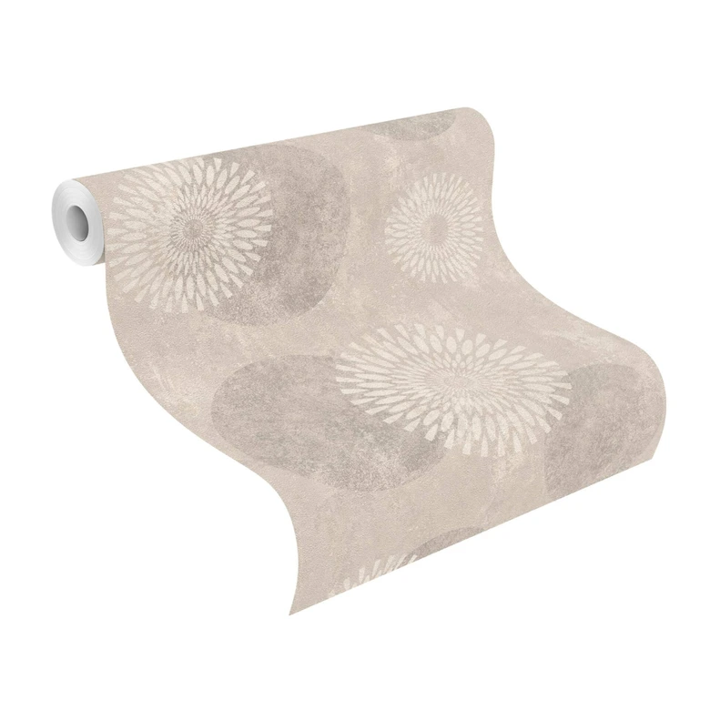 Rasch Vliestapete, Mustertapete #Tapetenwechsel II taupe hell 