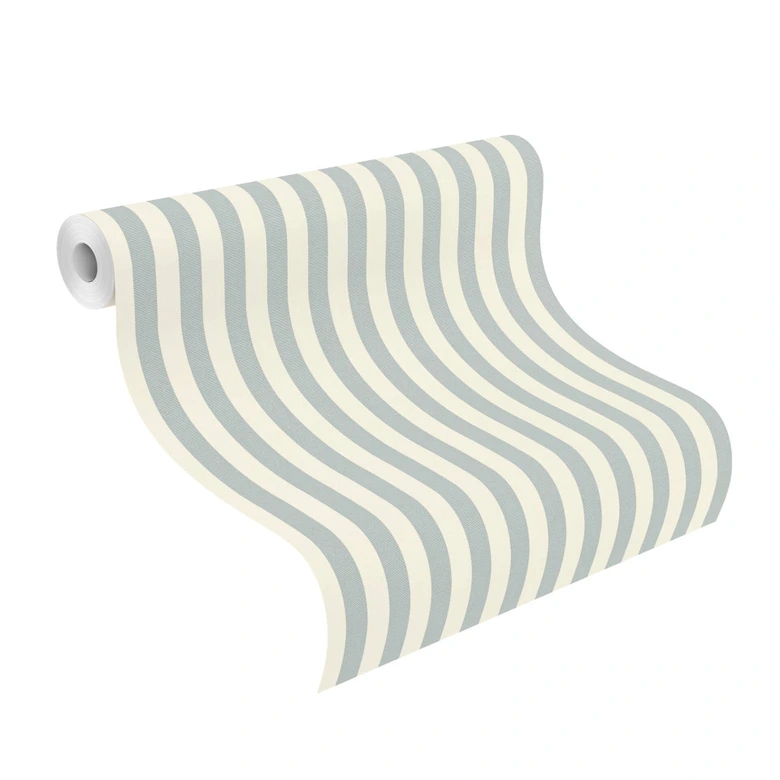 Rasch papier peint intissé, papier peint à rayures Trianon XIII glace 