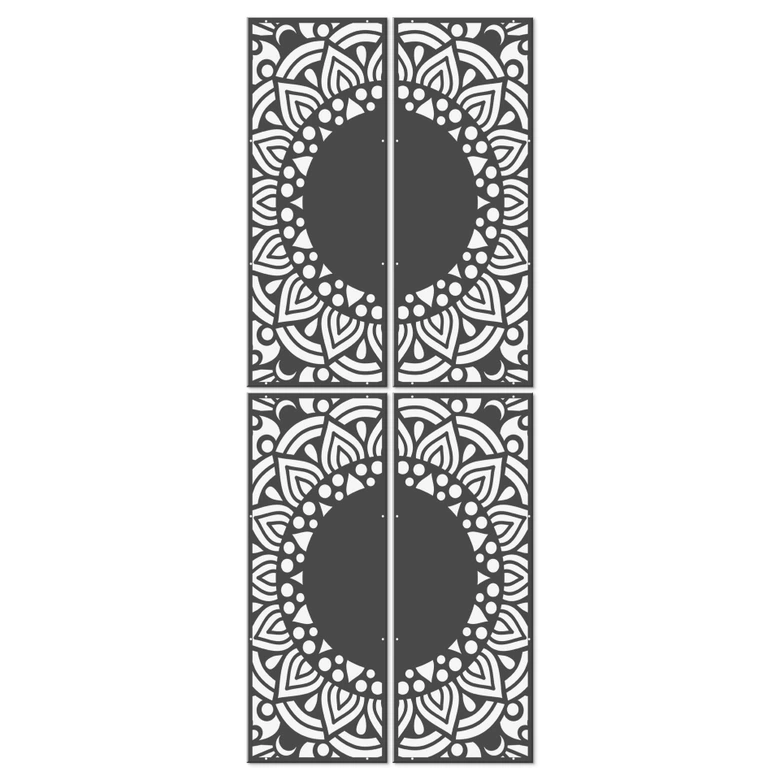 Séparation de pièce, paravent, paravent suspendu Mandala Ornament 
