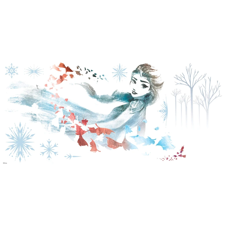 Wandsticker-Set Die Eiskönigin 2 - Elsa in wasserfarben 