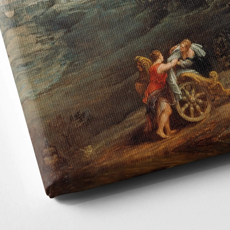 Leinwandbild Rubens - Odysseus auf der Insel Feaci 