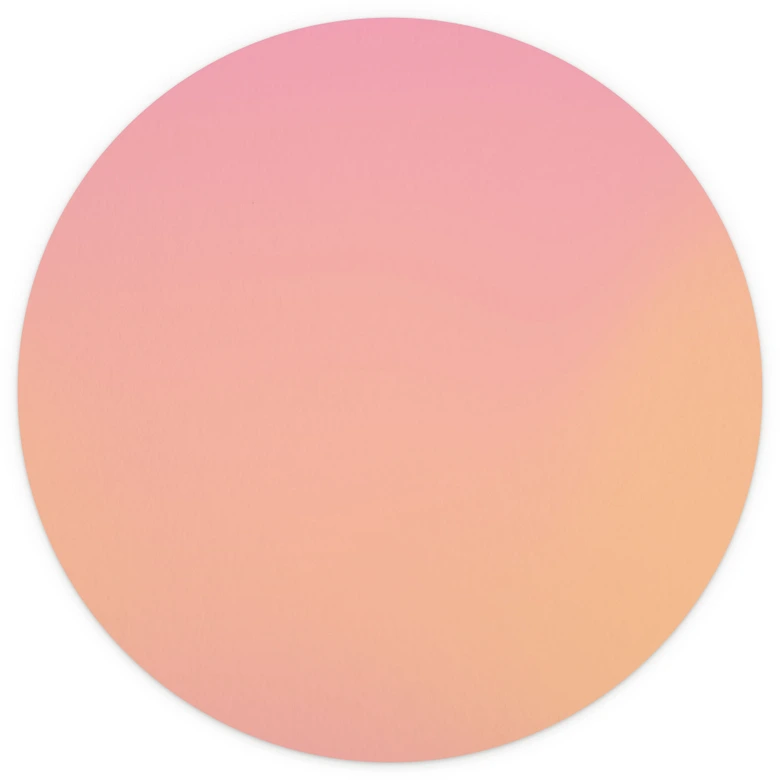 Fototapete Ombre - Himbeer-Eis - Rund - Selbstklebend/Vlies 