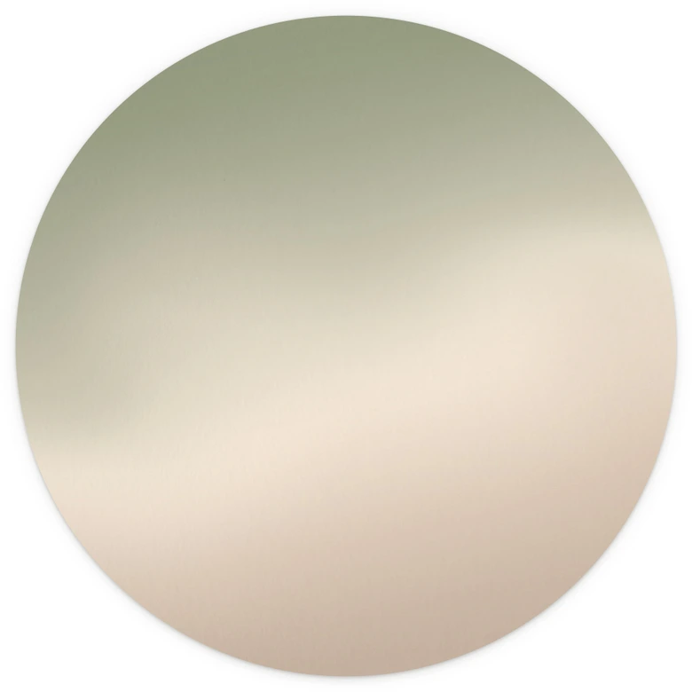 Fototapete Ombre - Waldnebel - Rund - Selbstklebend/Vlies 