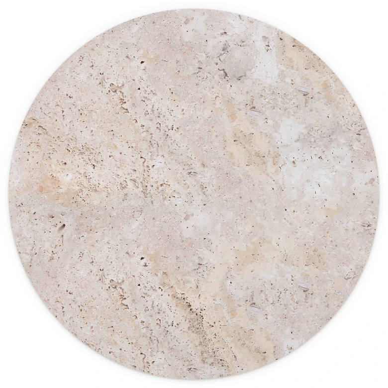 Fotomural de piedra beige - Pictufy Studio - Redondo - Papel pintado autoadhesivo/no tejido 