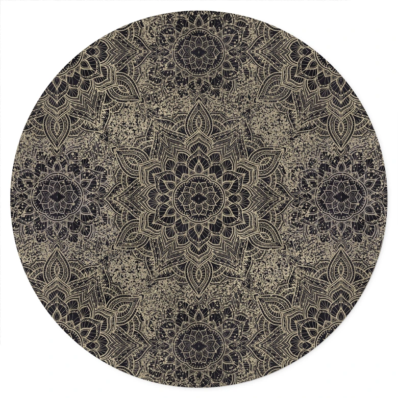 Sticker mural Mandala Boho or antique - Bloomery Decor - Rond 