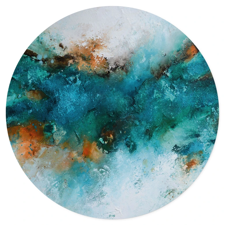 Wallsticker med fruset vatten - Fedrau - Rund 