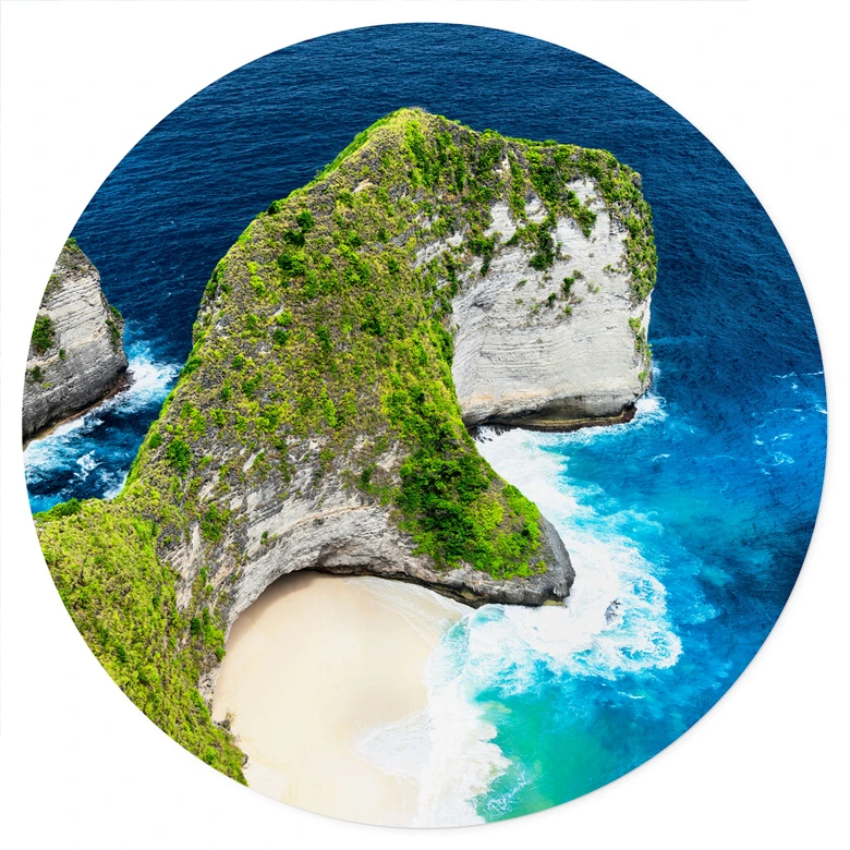 Wandtattoo Felsenküste von Nusa Penida - Hugonnard - Rund 