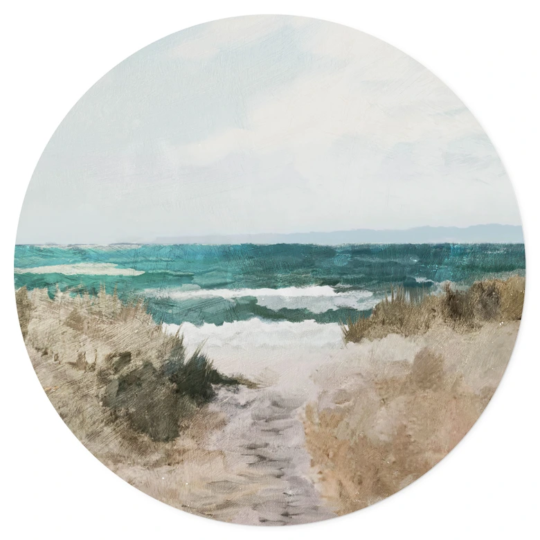 Wandtattoo Dünenweg zum Strand - Rund - Hobday 