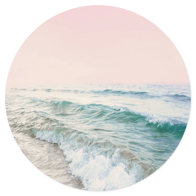 Muursticker Roze lucht boven zee - Sisi & Seb 