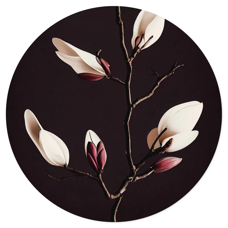 Sticker Mural Treechild - Magnolia Blossoms 
