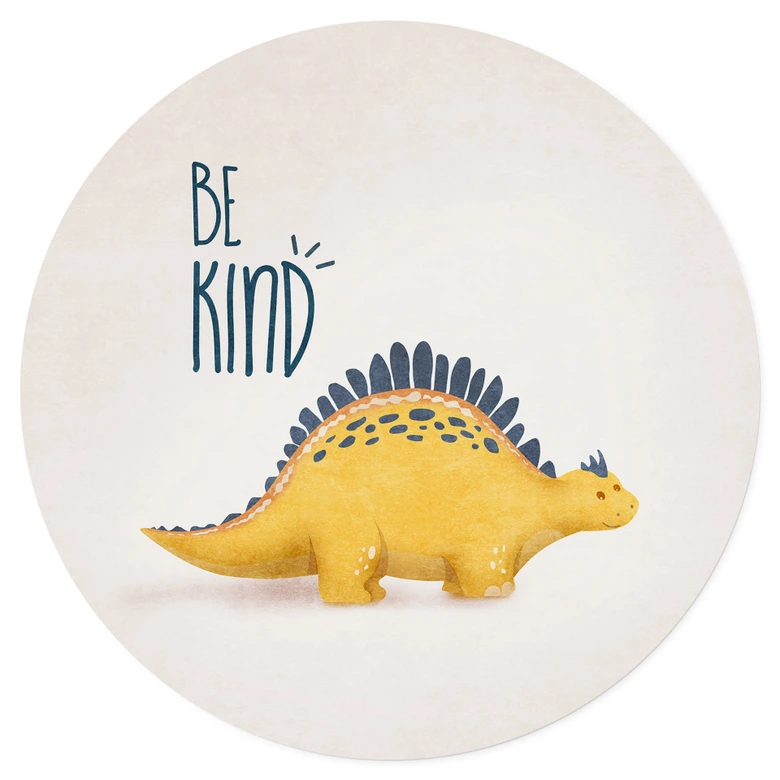 Sticker Mural Dino Be Kind - Stégosaure - Tunaboylu 