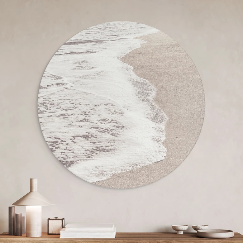 Wandcirkel Geluid van de zee - 1X Studio 