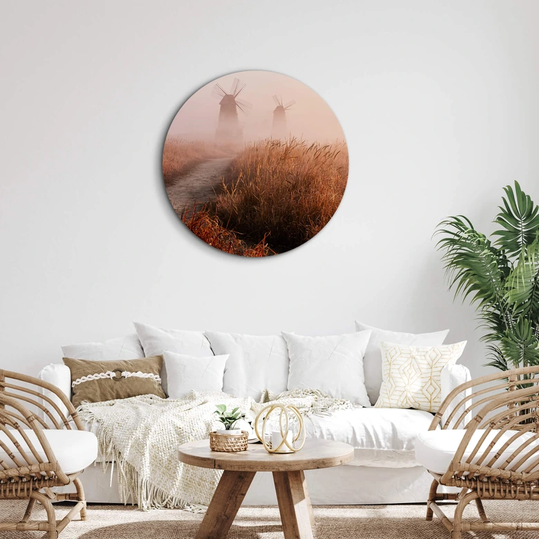 Wandcirkel Eom - Foggy Morning 