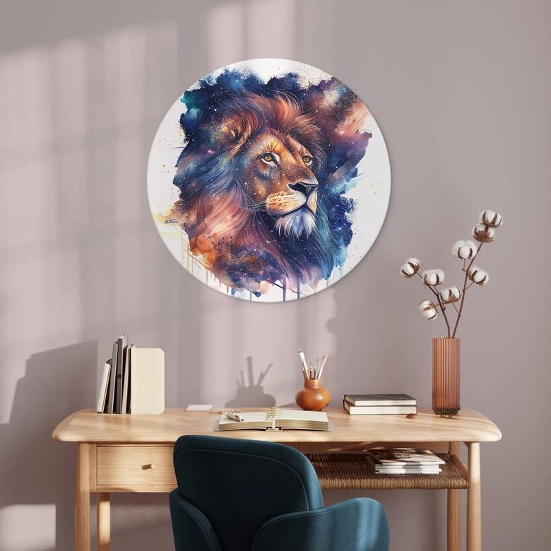 Vægcirkel Heine - Strong Lion 