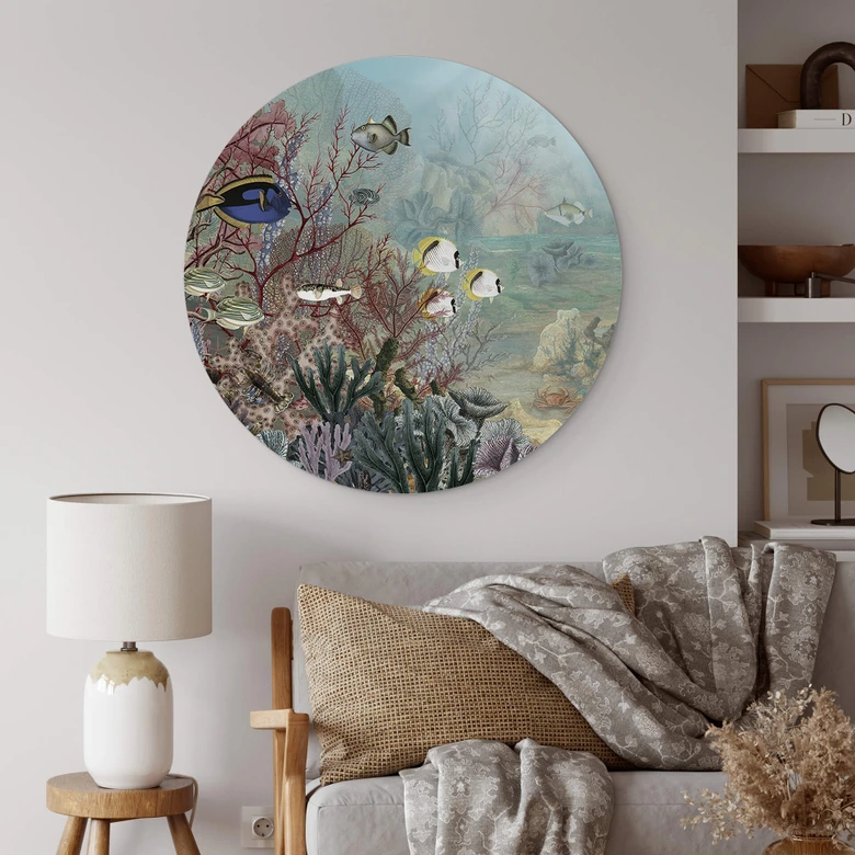 Wandcirkel Sir Edward - Koraalbewoners 