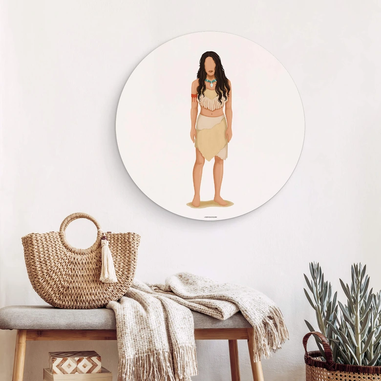 Alu-Dibond Wall Circle Tohmé - Pocahontas 