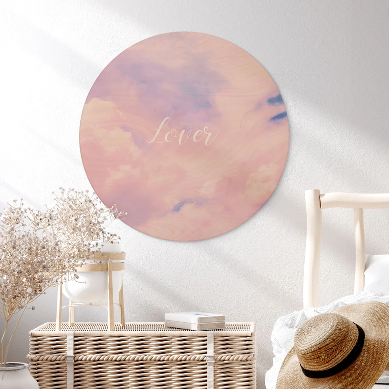 Wandcirkel Hout Lover- geïnspireerd door Taylor Swift 