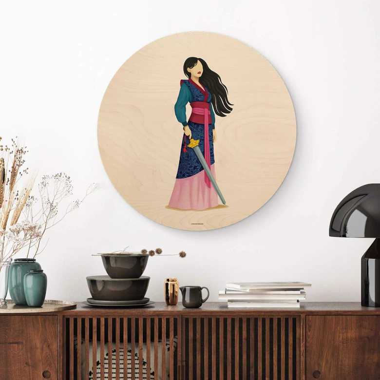 Holzbild Tohmé - Mulan 
