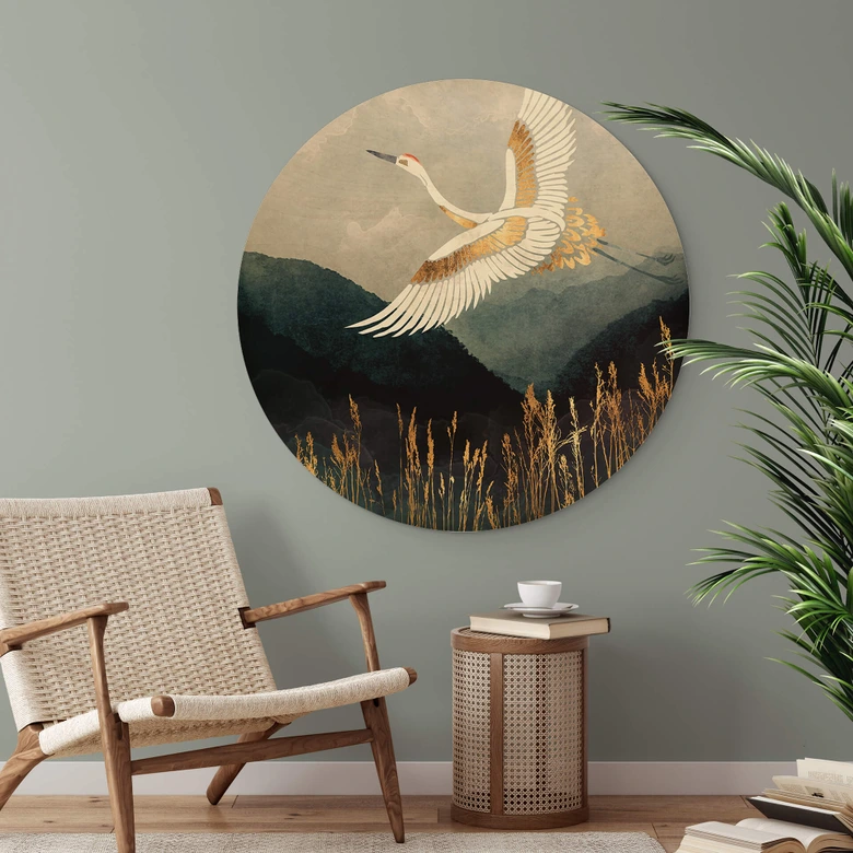 Holzbild SpaceFrog Designs - Eleganz - Rund 