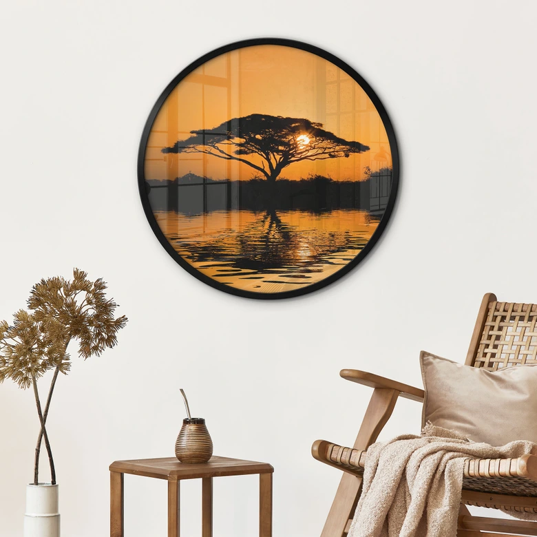 Poster Afrique - Rond 