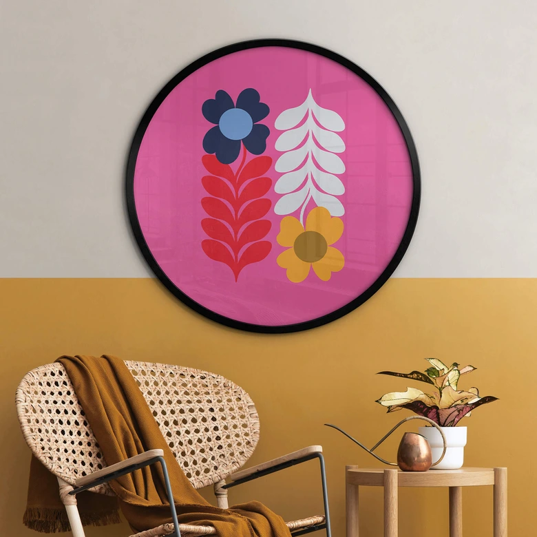 Plakat Collett - Retro Flowers 
