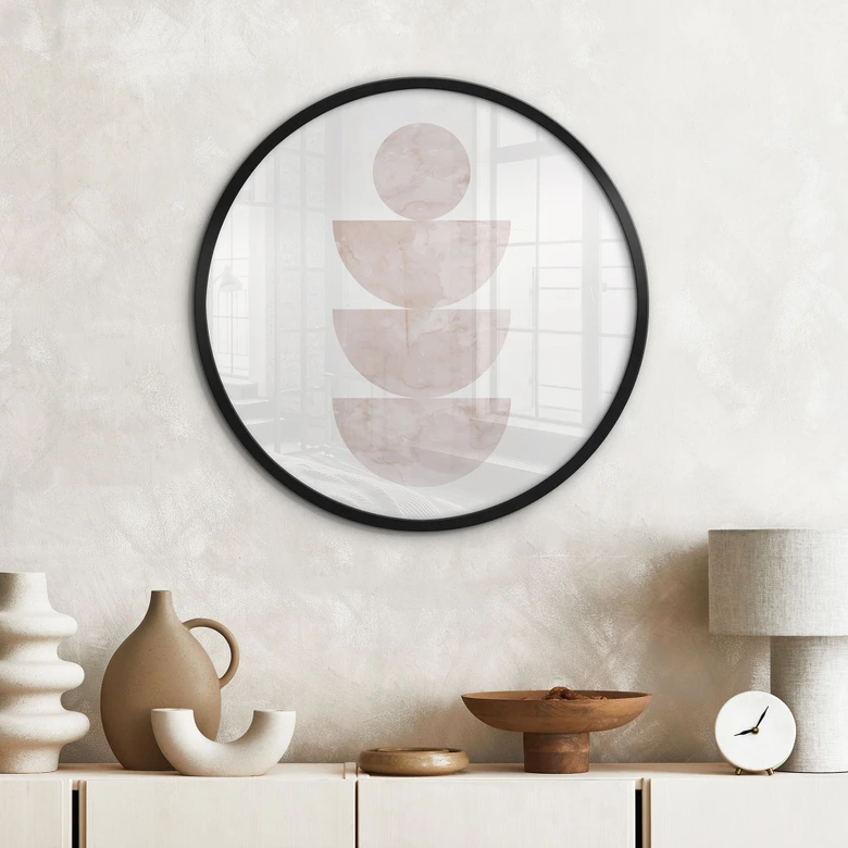 Póster Equilibrio Geométrico - Composición Abstracta - Costa - Redondo 