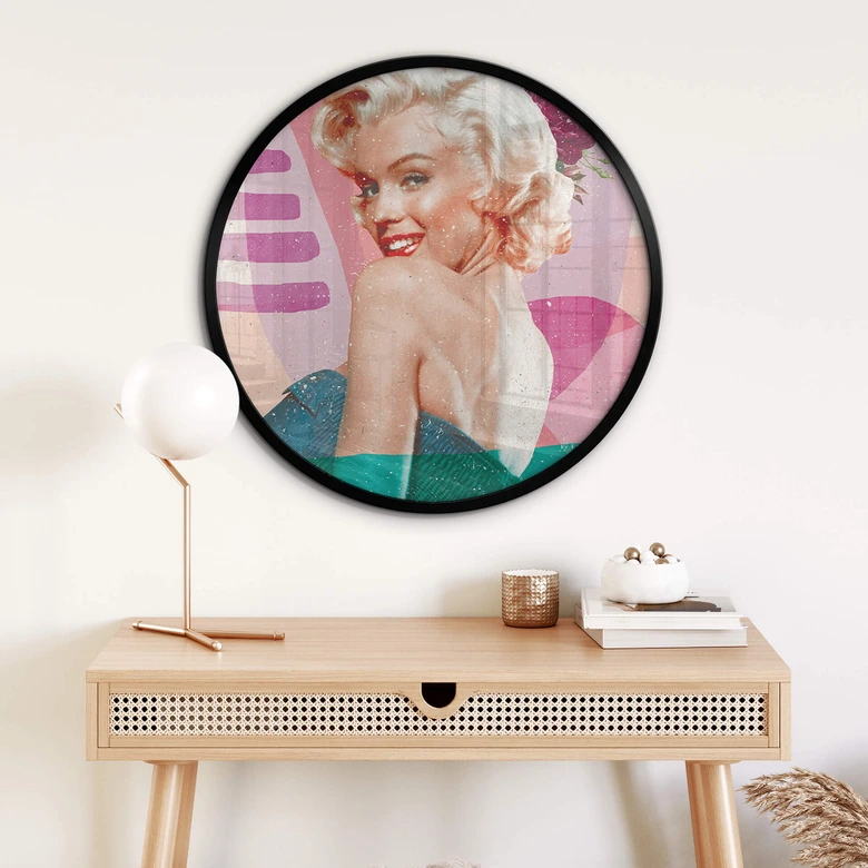 Poster Demir - Marilyn is back - Rund 