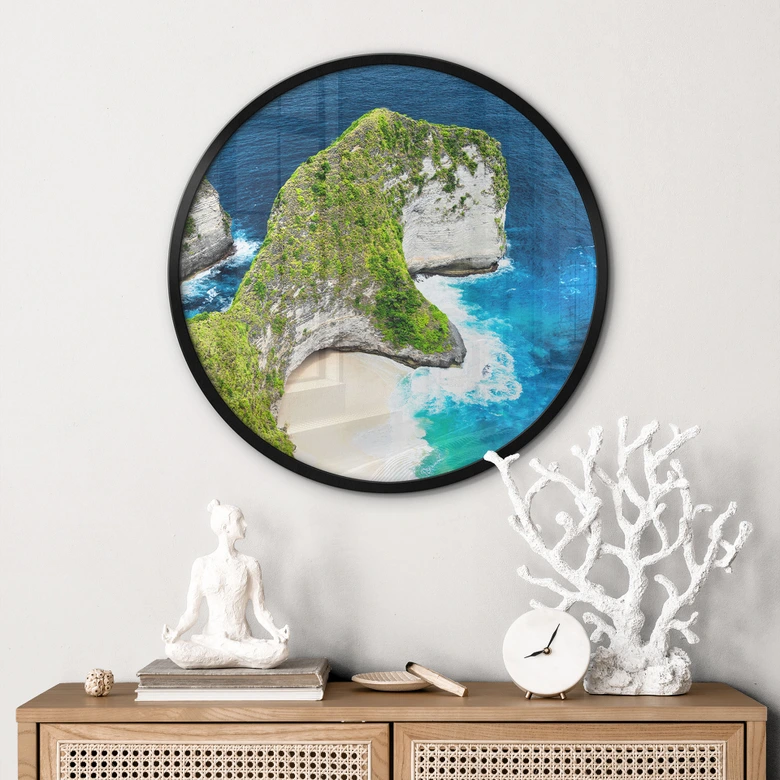 Poster Felsenküste von Nusa Penida - Hugonnard - Rund 