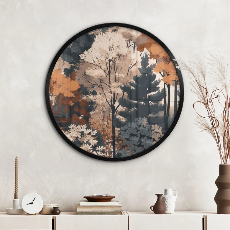 Poster Colourful autumn forest - Jaszke 